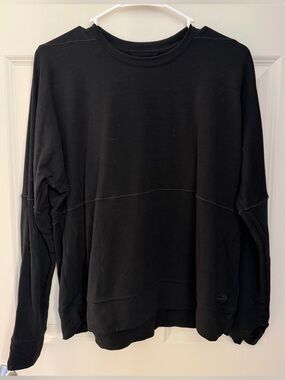 Icebreaker Women’s Cool Lite Lyocell Wool Blend Crew Neck Top, Black, M